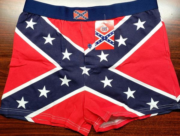 Confederate Flag Rebel Boxer Briefs Shorts QFHM270701