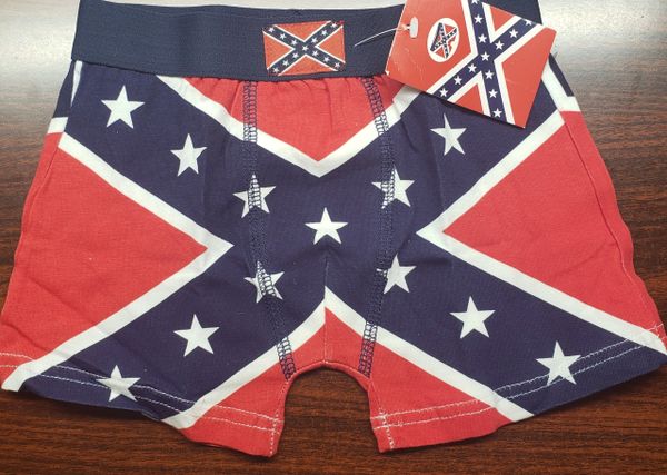 Rebel Flag BOYS Boxer Briefs Shorts | DLGrandeurs Confederate and Rebel ...