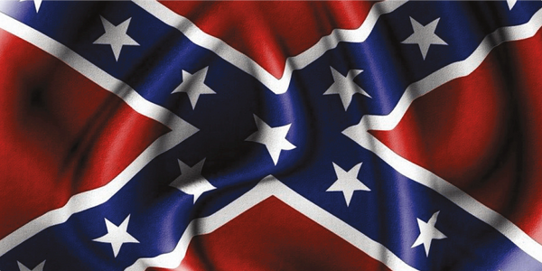 Wavy Rebel Flag Bumper Sticker | DLGrandeurs Confederate and Rebel Goods