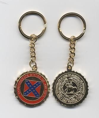 Louisiana State Flag Keychain Key Chain Ring 