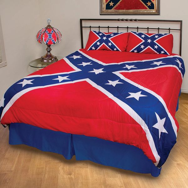 Confederate Flag 3 Piece Comforter Set