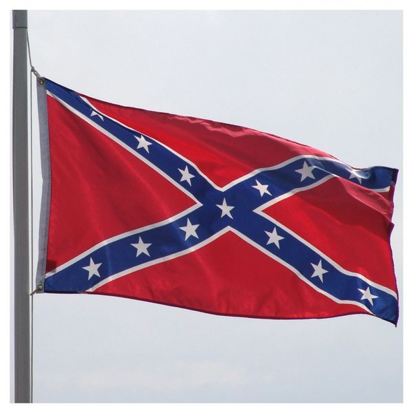 Confederate 8' x 12' Embroidered Flag | DLGrandeurs Confederate and ...