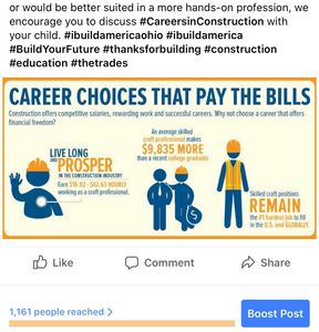 Organic social media posts that reach through the algorithms