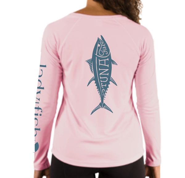 Ladyfish UPF long sleeve shirt - Tuna, Women's Fishing shirts, Ladies  Fishing Shirts, UPF50