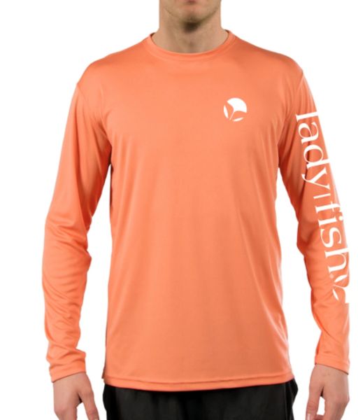 Mens Ladyfish UPF long sleeve shirt - Mango