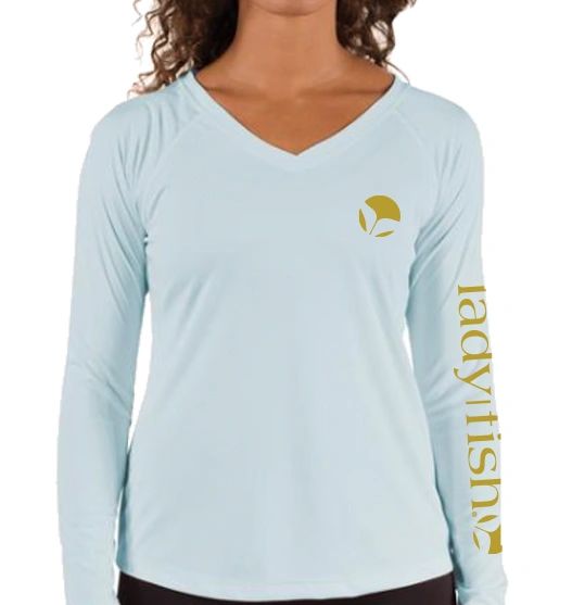 Ladyfish UPF long sleeve shirt - I can Bait My Own Hook_ladies, Women's  Fishing shirts, Ladies Fishing Shirts, UPF50