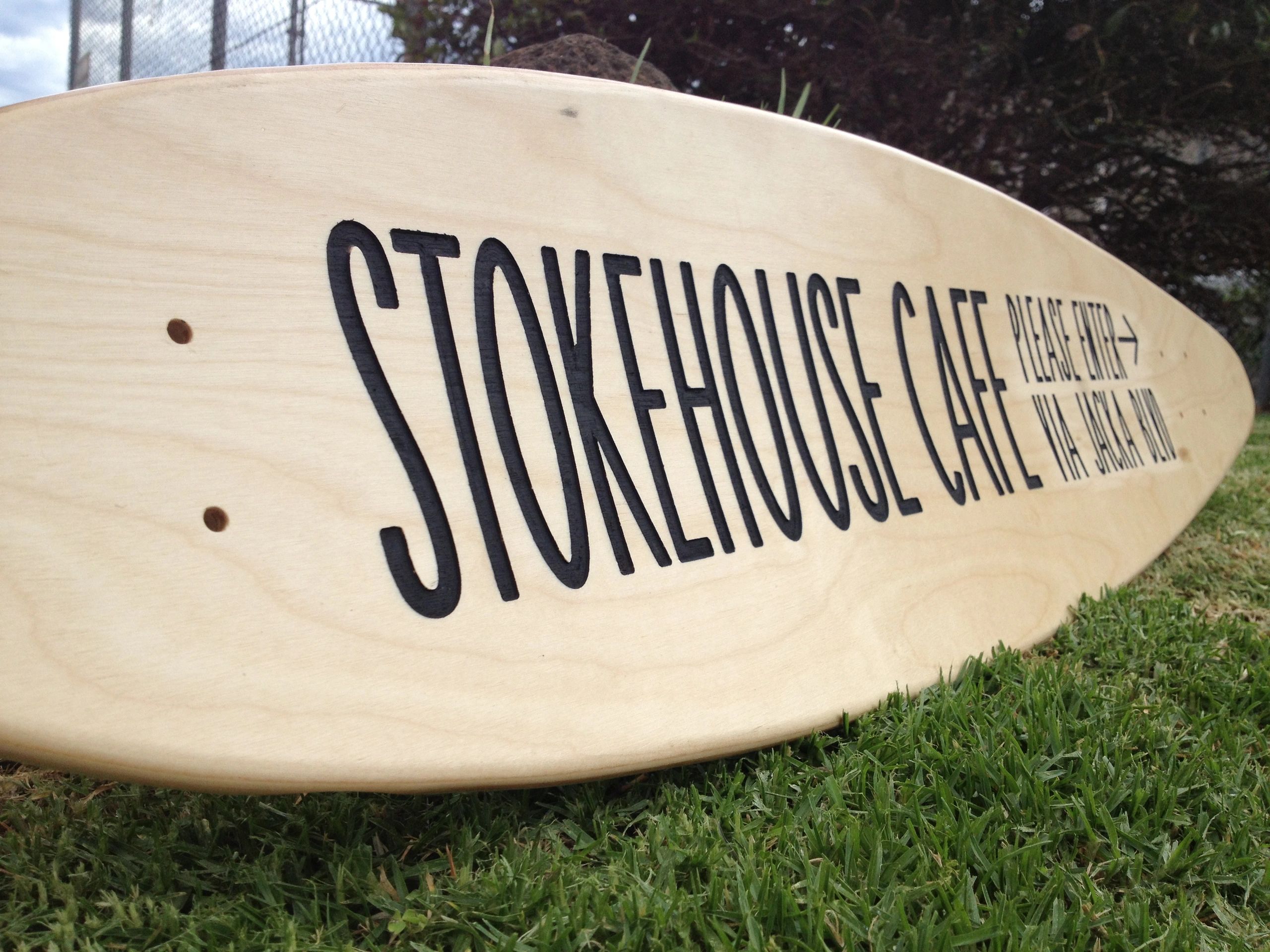 Engraved Timber Signage