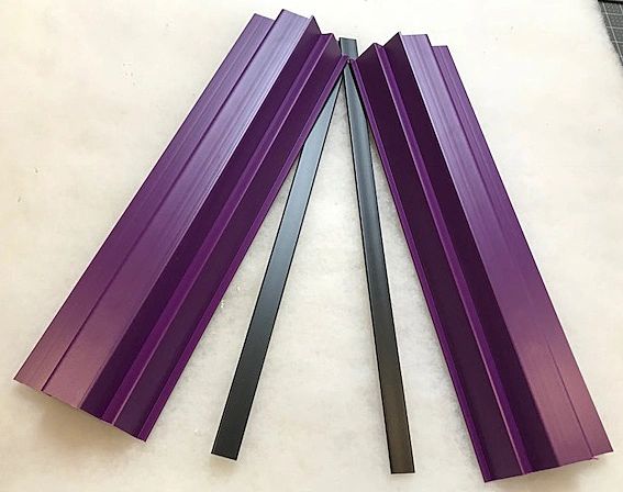 SIAMESE MAH JONGG RACKS 4 RACKS (PURPLE) WITH PUSHERS