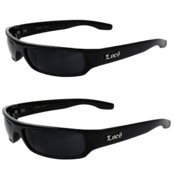 9003 Locs Black – 2 Pair Sunglasses