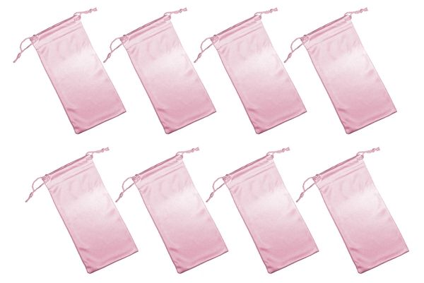 Microfiber Bags Pink Wholesale Dozen