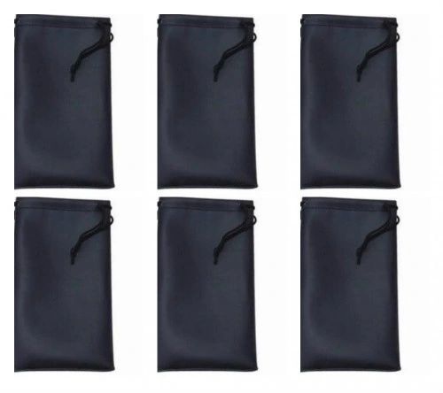Microfiber Bags Black – 6 Bags