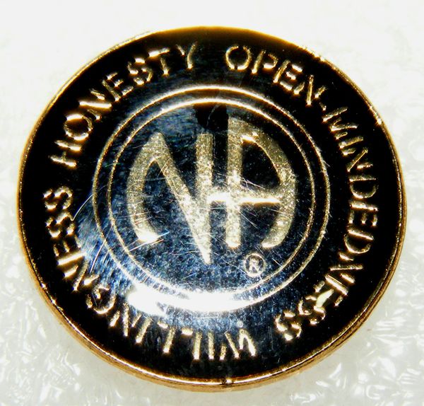 Narcotics Anonymous H.O.W. Pin | HeartSong Recovery