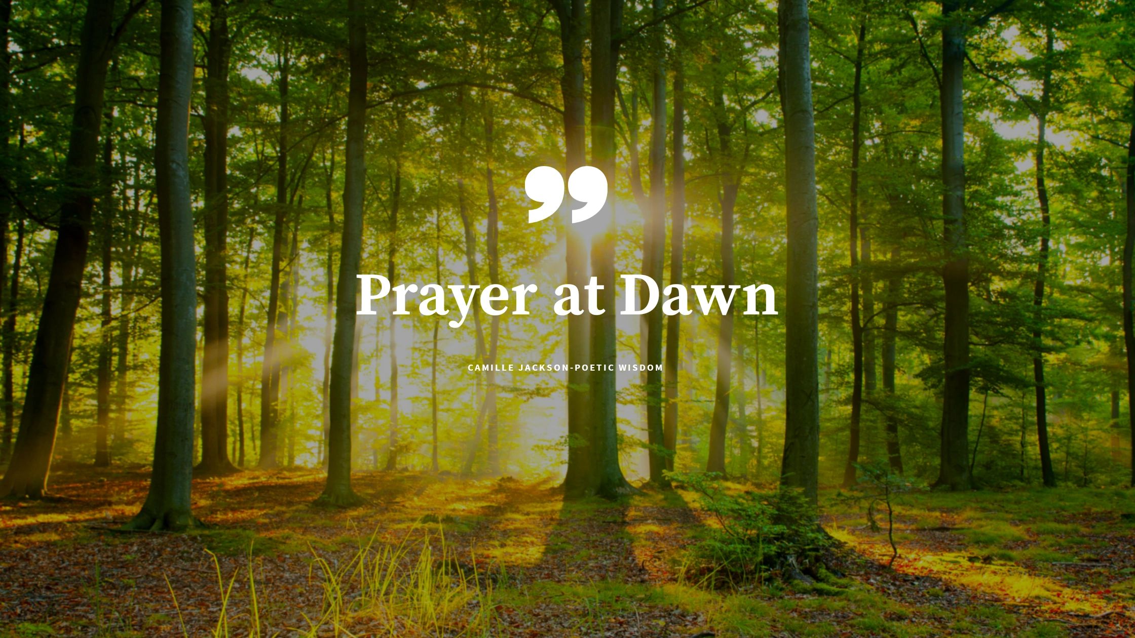 Prayer July 20