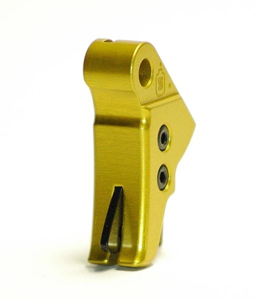 Serpico LYTE Gen 3-4 Aluminum Enhanced Trigger Shoe Bumblebee Yellow fits Glock