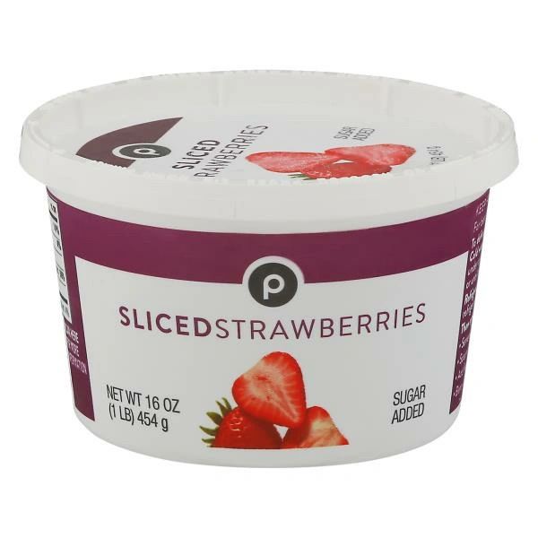 Publix Strawberries, Sliced