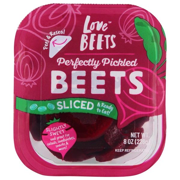 Love Beets Beets, Perfectly Pickled, Sliced