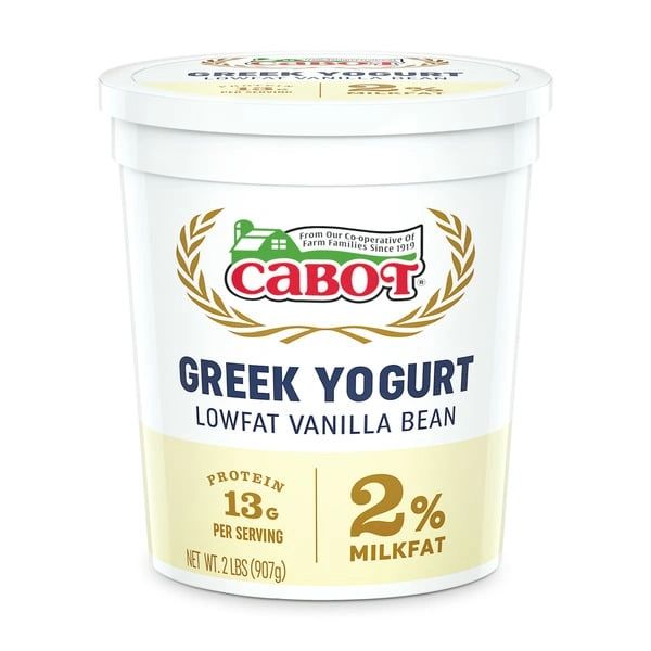 Cabot Lowfat Vanilla Bean Greek Yogurt