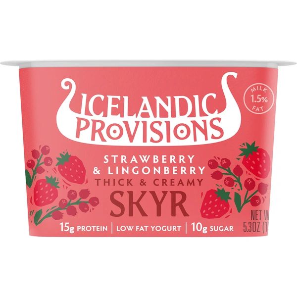 Icelandic Provisions Strawberry Lingonberry Skyr