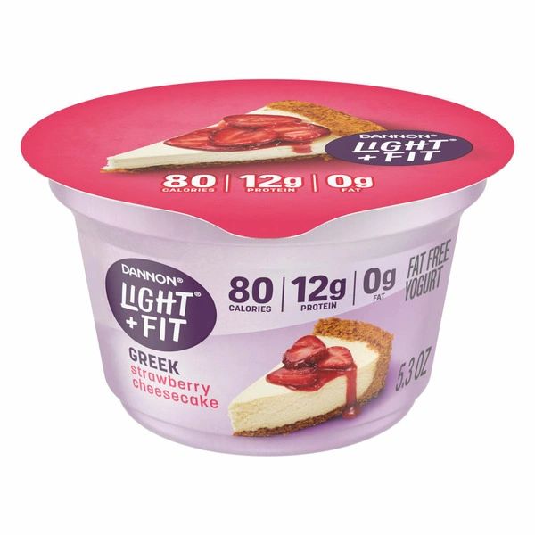 Dannon Light + Fit Greek Strawberry Cheesecake Nonfat Yogurt