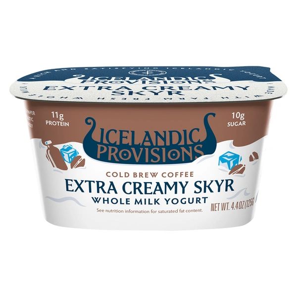 Icelandic Provisions Skyr, Cold Brew Coffee, Extra Creamy