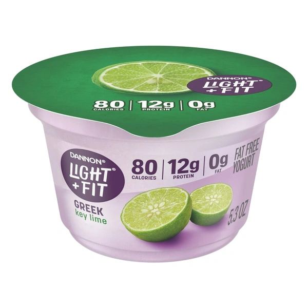 Dannon Light + Fit Key Lime Greek Fat Free Yogurt Cup
