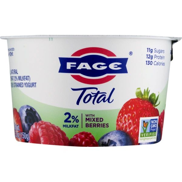 FAGE Milkfat Greek Strained Yogurt with Mixed Berries