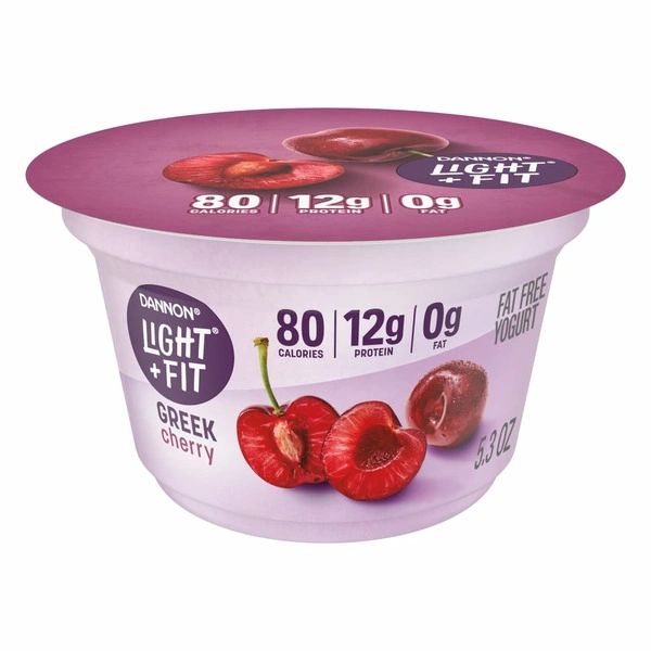 Dannon Light + Fit Boston Cherry Greek Nonfat Yogurt Cup