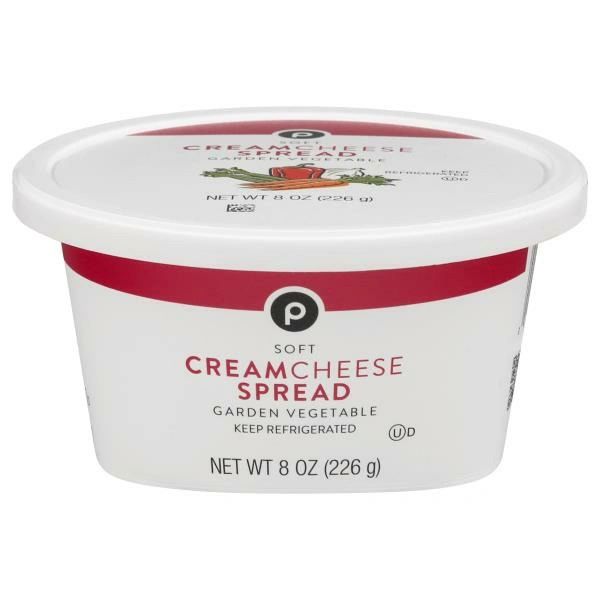 Publix Cream Cheese Spread, Garden Vegetable, Soft