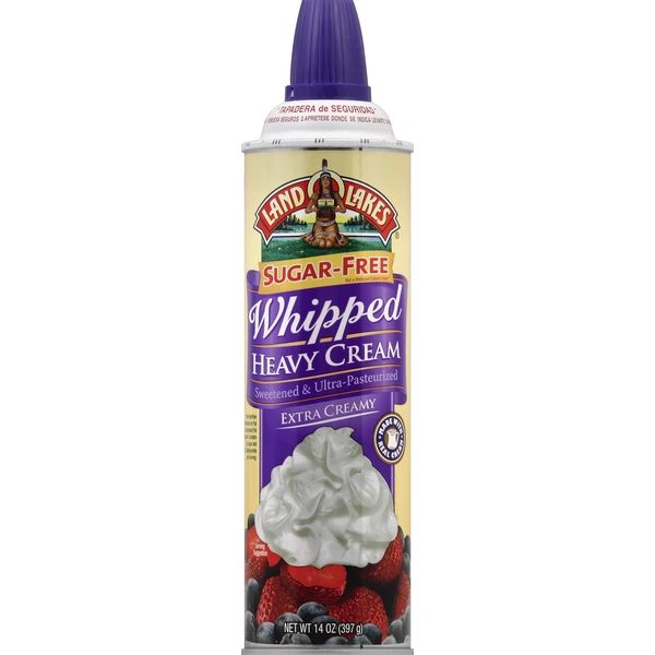 Land O Lakes Heavy Cream, Whipped, Extra Creamy, Sugar-Free