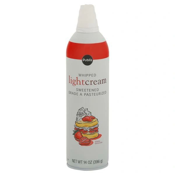 Publix Light Cream, Whipped