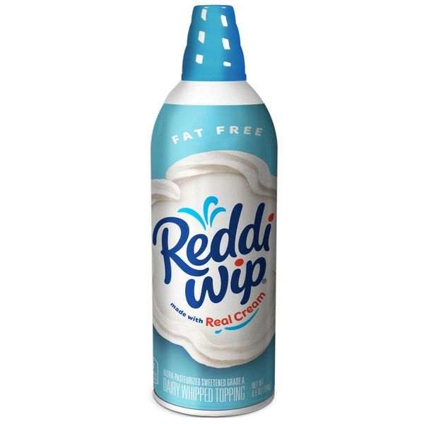 Reddi-wip Fat Free Whipped Topping Made with Real Cream