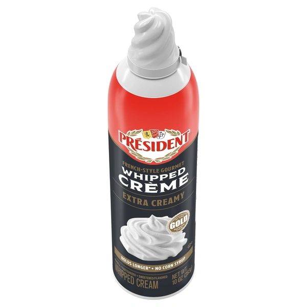 Président Whipped Cream, Extra Creamy, French-Style Gourmet
