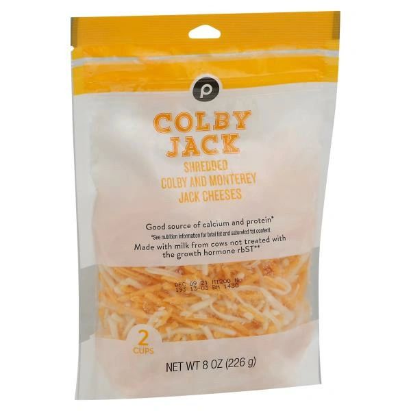 Publix Cheese, Colby Jack, Shredded
