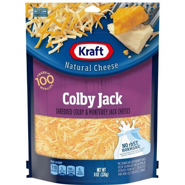 Kraft Shredded Colby Jack Cheese Blend