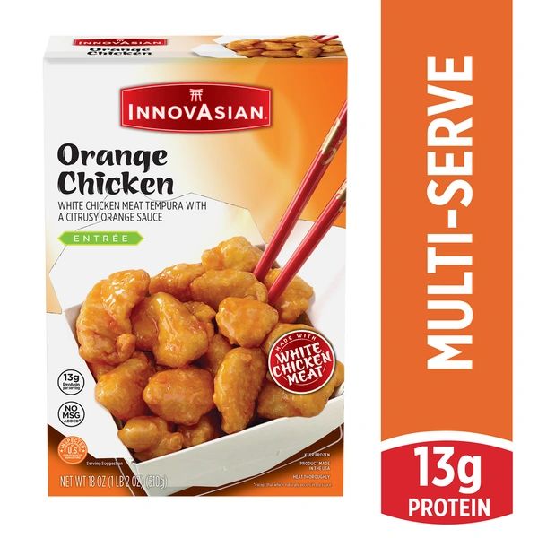InnovAsian Orange Chicken, Frozen Multi-Serve Entrée