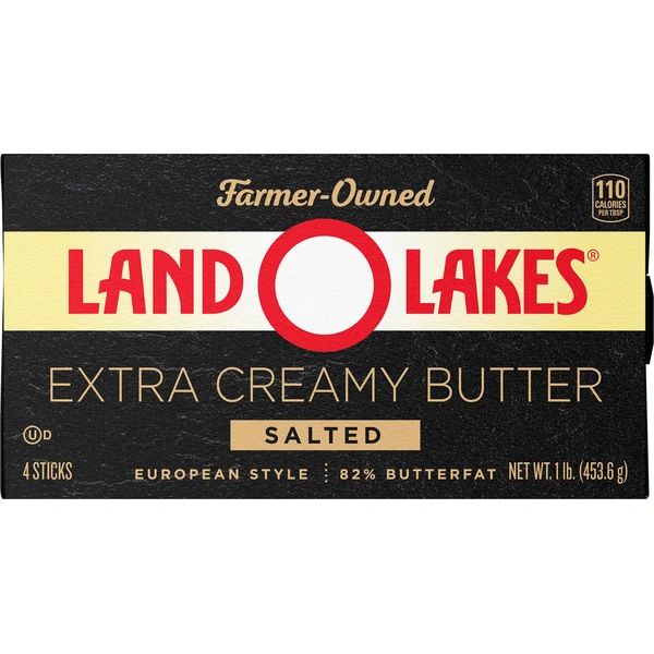 Land O Lakes Butter, Extra Creamy, Salted, European Style
