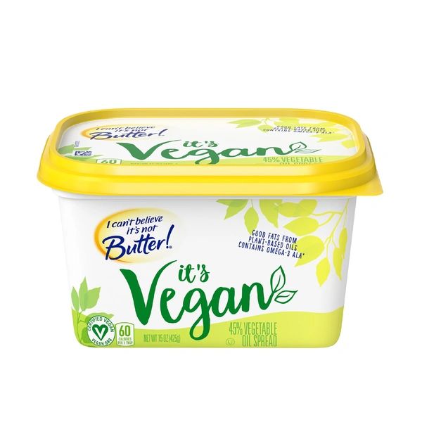 I Can’t Believe It’s Not Butter Vegetable Oil Spread, 45%, Vegan