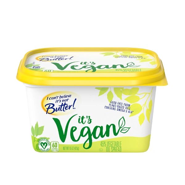 I Can’t Believe It’s Not Butter Vegetable Oil Spread, 45%, Vegan