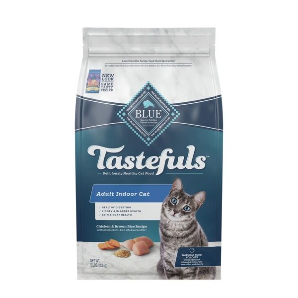 Blue Buffalo Tastefuls Adult Indoor Cat Food, Chicken & Brown Rice
