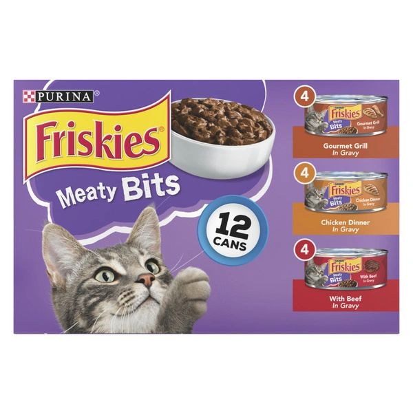 Purina Friskies Gravy Wet Cat Food , Meaty Bits