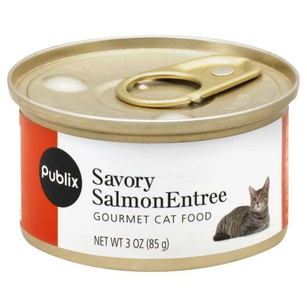 Publix Cat Food, Gourmet, Savory Salmon Entree