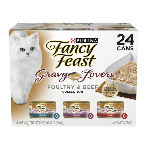 Fancy Feast Dishware Gravy Lovers Poultry and Beef Gourmet Wet Cat Food