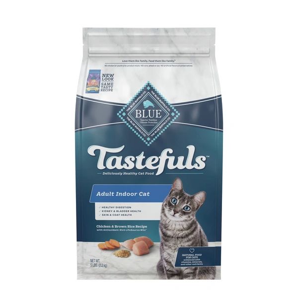 Blue Buffalo Tastefuls Adult Indoor Cat Food, Chicken & Brown Rice