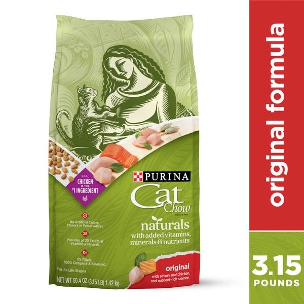 Purina Cat Chow Naturals With Added Vitamins, Minerals and Nutrients Dry Cat Food, Naturals Original