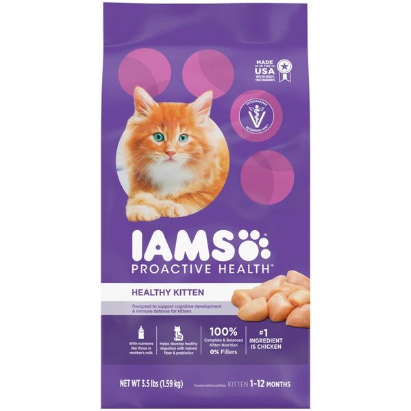 IAMS Healthy Kitten Dry Cat Food with Chicken