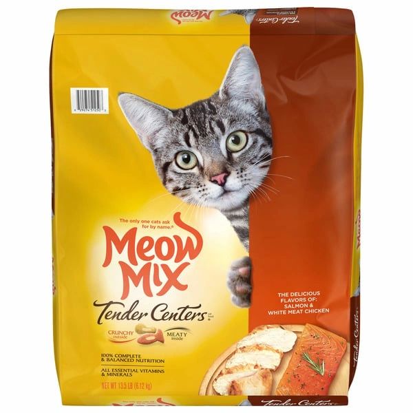 Meow Mix Cat Food, Salmon & White Meat Chicken Flavors