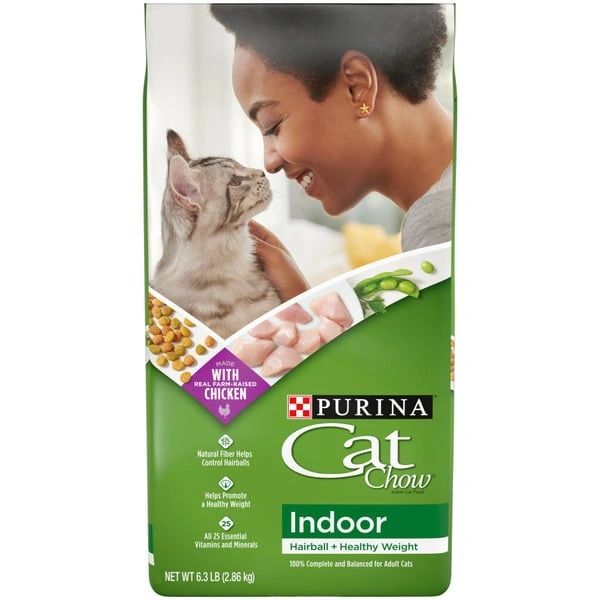 Purina Cat Chow Indoor Dry Cat Food, Hairball + Healthy Weight
