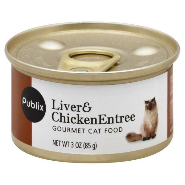 Publix Cat Food, Gourmet, Liver & Chicken Entree