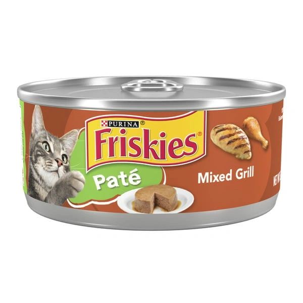 Purina Friskies Wet Cat Food Pate, Pate Mixed Grill