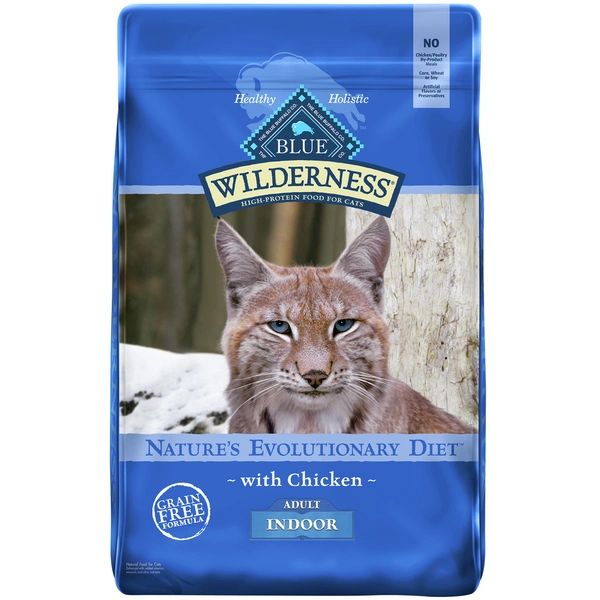Blue Buffalo Wilderness High Protein, Natural Adult Indoor Dry Cat Food, Chicken